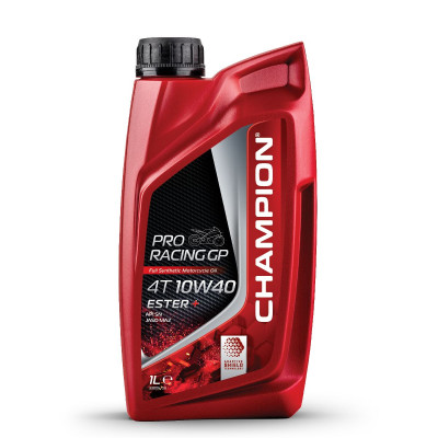 Motorový olej CHAMPION PRORACING GP 4T 10W40 ESTER + 1L MA2