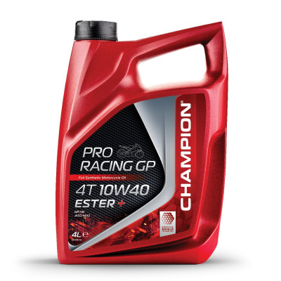 Motorový olej CHAMPION PRORACING GP 4T 10W40 ESTER + 4L MA2