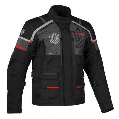 MBW MEMPHIS JACKET BLACK - pánská třívrstvá textilní moto bunda