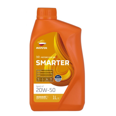 Motorový olej REPSOL4T SMARTER SPORT 20W50 1L MA2 polosyntetický