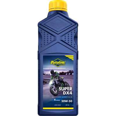Motorový olej PUTOLINE 4T SUPER DX4 20W50 1L
