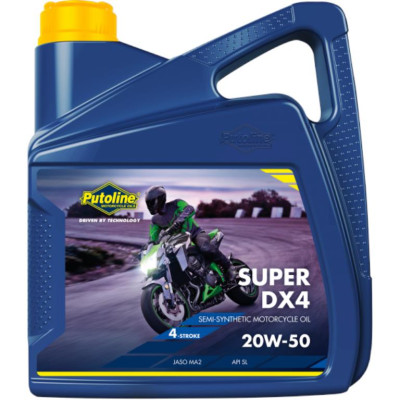 Motorový olej PUTOLINE 4T SUPER DX4 20W50 4L
