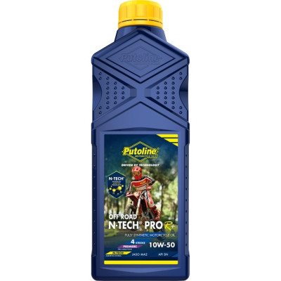 Motorový olej PUTOLINE 4T N-TECH® PRO R+ OFF ROAD 10W50 1L