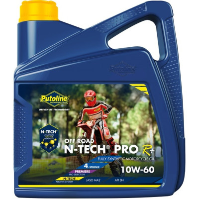 Motorový olej PUTOLINE 4T N-TECH® PRO R+ OFF ROAD 10W60 4L