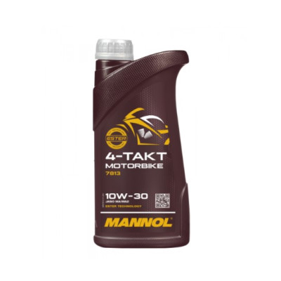 Motorový olej MANNOL 4T MOTORBIKE 10W30 1L ESTER TECHNOLOGY (JASO MA/MA2) 