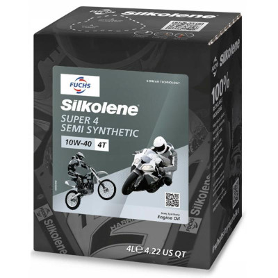 Motorový olej SILKOLENE FUCHS SUPER 4 10W40 4T 4L