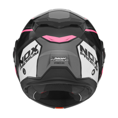 přilba SPINNER, NOX PREMIUM (černá,bílá,růžová) 2026