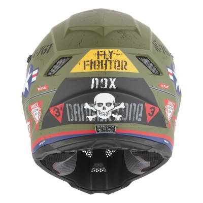 přilba N761 FLY FIGHTER, NOX, dětská (khaki, více bar.) 2026