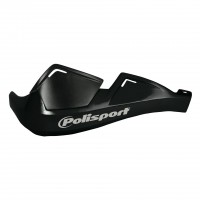 Chrániče páček POLISPORT EVOLUTION INTEGRAL s montážní sadou (Ø22 MM) černý