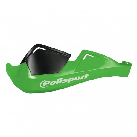 Chrániče páček POLISPORT EVOLUTION INTEGRAL s montážní sadou (Ø22 MM) zelený