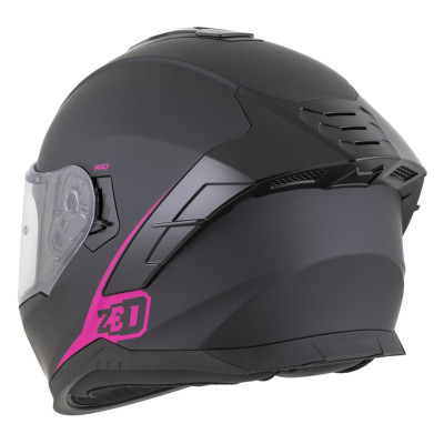 přilba K40, ZED (černá matná/růžová) 2026