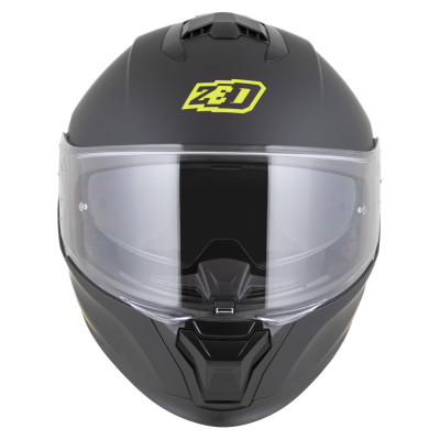 přilba K40, ZED (černá matná/žlutá fluo) 2026