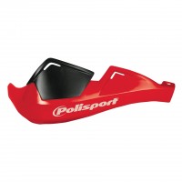 Chrániče páček POLISPORT EVOLUTION INTEGRAL s montážní sadou (Ø22 MM) červený
