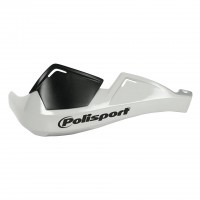Chrániče páček POLISPORT EVOLUTION INTEGRAL s montážní sadou (Ø22 MM) bílý