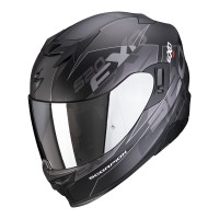 Moto přilba SCORPION EXO-520 AIR COVER (matná černo/stříbrná)