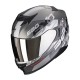 Moto přilba SCORPION EXO-520 AIR COVER (matná stříbrno/červená)