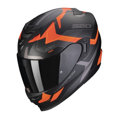 Moto přilba SCORPION EXO-520 EVO AIR LATEN (černo/červená)