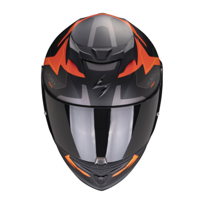 Moto přilba SCORPION EXO-520 EVO AIR LATEN (černo/červená)