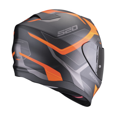 Moto přilba SCORPION EXO-520 EVO AIR LATEN (černo/červená)