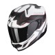 Moto přilba SCORPION EXO-520 EVO AIR ELAN (bílo/stříbrno/červená)