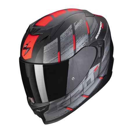 Moto přilba SCORPION EXO-520 EVO AIR MAHA (matná černo/červená)