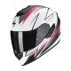 Moto přilba SCORPION EXO-1400 EVO AIR VITTORIA (matná stříbrno/bílá)