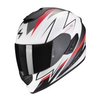 Moto přilba SCORPION EXO-1400 EVO AIR VITTORIA (matná stříbrno/bílá)