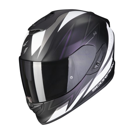Moto přilba SCORPION EXO-1400 EVO AIR THELIOS (černo/modro/neonově žlutá)