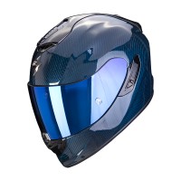 Moto přilba SCORPION EXO-1400 EVO CARBON AIR SOLID (modrá)
