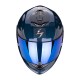 Moto přilba SCORPION EXO-1400 EVO CARBON AIR SOLID (modrá)