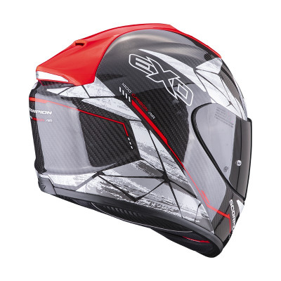 Moto přilba SCORPION EXO-1400 EVO CARBON AIR SOLID (červená)