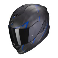 Moto přilba SCORPION EXO-1400 EVO CARBON AIR KENDAL (černo/modrá)