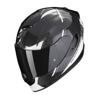 Moto přilba SCORPION EXO-1400 EVO CARBON AIR KENDAL (černo/bílá)