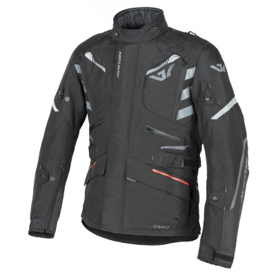 bunda Trail, AYRTON (černá/šedá/červená) 2026