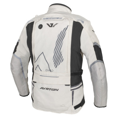 bunda Trail, AYRTON (bílá/černá/šedá) 2026