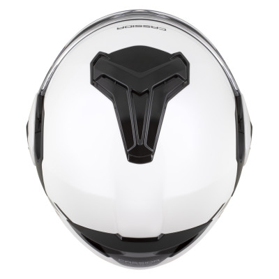 přilba MultiFlip Solid, CASSIDA (bílá perleť/černá) 2026