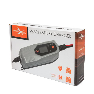 Nabíječka motobaterií BIKETEC LI-ION, LIFEPO4 s příslušenstvím