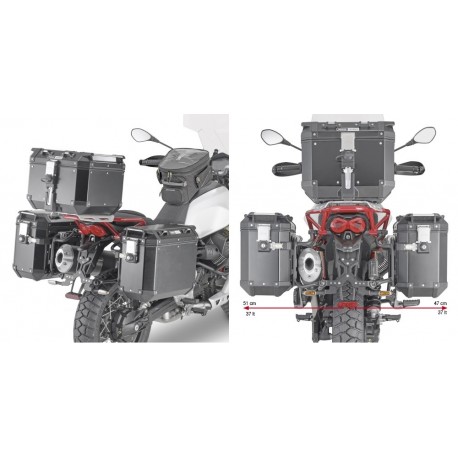 KAPPA KLOR8203CAM nosič bočních kufrů MOTO GUZZI V85 TT (19-22)