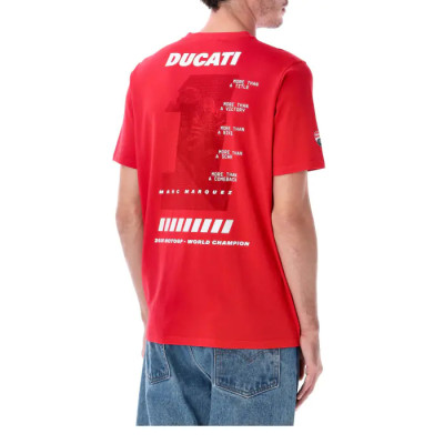 triko Marc Marquez - mistrovské triko 1, (červená)