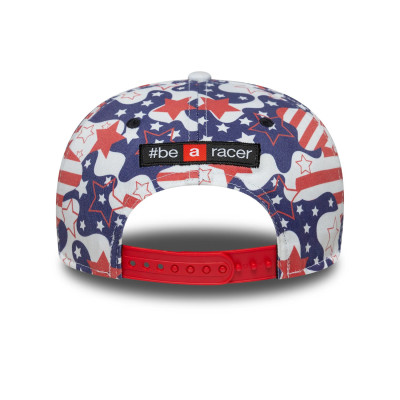 kšiltovka APRILIA RACING USA Austin (bílá,modrá,červená)