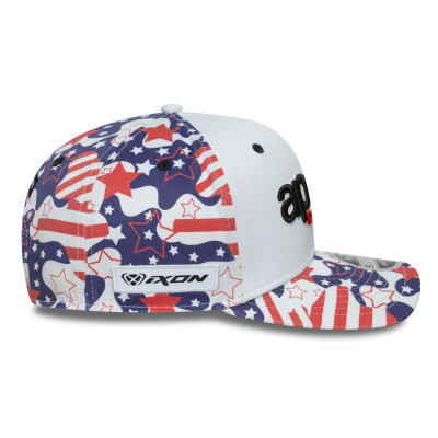 kšiltovka APRILIA RACING USA Austin (bílá,modrá,červená)