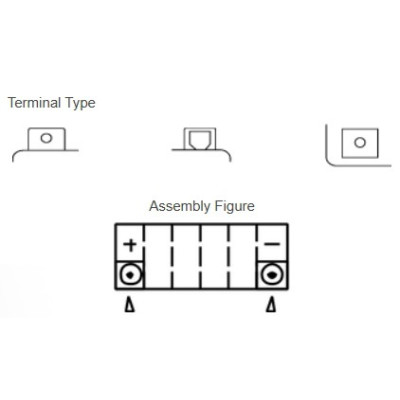 motobaterie 12V, YTX9-BS, 8,4Ah, 135A, bezúdržbová MF AGM 152x87x107, YUASA originál (vč. balení elektrolytu)