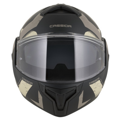přilba MultiFlip Korp, CASSIDA (černá matná/písková/khaki) 2026