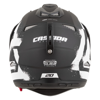 přilba Tour 2.0 Crew, CASSIDA (černá matná/bílá, plexi s přípravou pro Pinlock) 2026