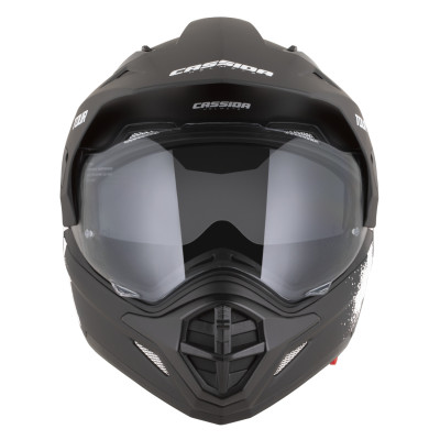 přilba Tour 2.0 Crew, CASSIDA (černá matná/bílá, plexi s přípravou pro Pinlock) 2026