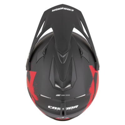 přilba Tour 2.0 Crew, CASSIDA (černá matná/červená, plexi s přípravou pro Pinlock) 2026