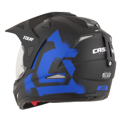 přilba Tour 2.0 Crew, CASSIDA (černá matná/modrá, plexi s přípravou pro Pinlock) 2026