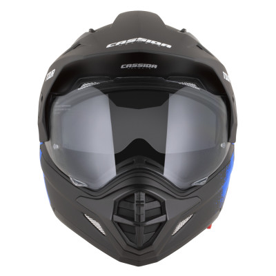 přilba Tour 2.0 Crew, CASSIDA (černá matná/modrá, plexi s přípravou pro Pinlock) 2026