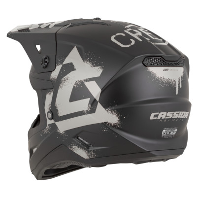 přilba Cross Cup 2 Crew, CASSIDA (černá matná/písková) 2026