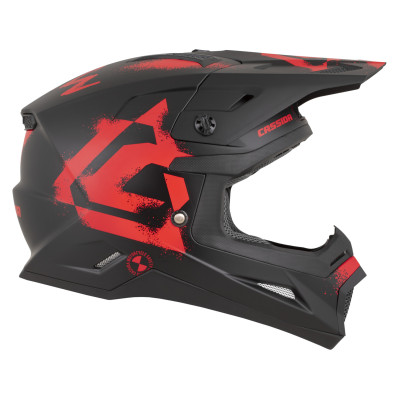 přilba Cross Cup 2 Crew, CASSIDA (černá matná/červená) 2026